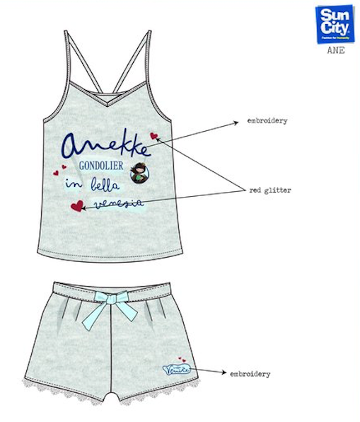 Pijama anekke outlet mujer