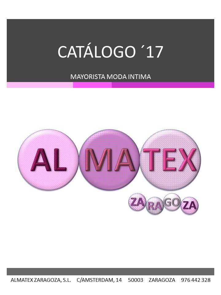 CATALOGO ALMATEX 2017